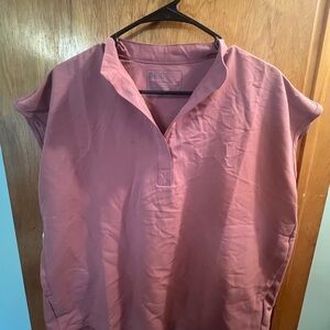 Figs Mauve/ Dusty Rose Technical Collection Top